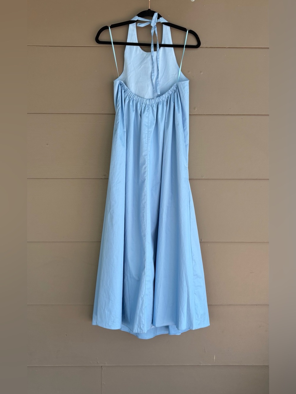 Tuckernuck Pomander Place Breakers Blue Lyle Halter Maxi Dress - Picture 5 of 15